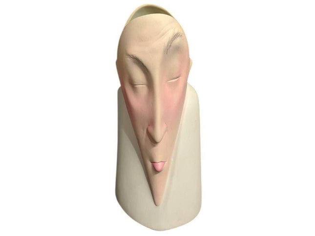 1999 14.5" Debbie Fecher Gramstad Face Vase - Estate Fresh Austin