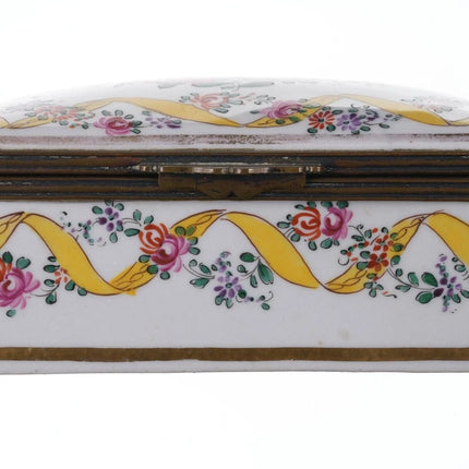 19th Century French Sampson Chinoisiere Enameled Famille rose style Table Box - Estate Fresh Austin