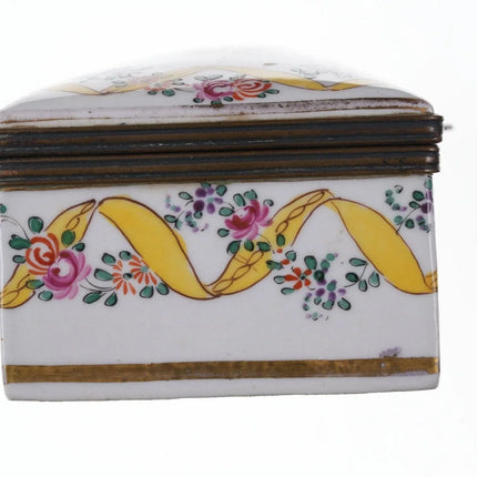 19th Century French Sampson Chinoisiere Enameled Famille rose style Table Box - Estate Fresh Austin