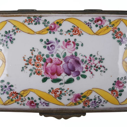19th Century French Sampson Chinoisiere Enameled Famille rose style Table Box - Estate Fresh Austin