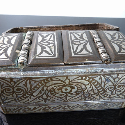 19th Century Silver and Bronze Philippines Betel Nut Box - Estate Fresh Austin