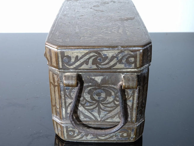 19th Century Silver and Bronze Philippines Betel Nut Box - Estate Fresh Austin