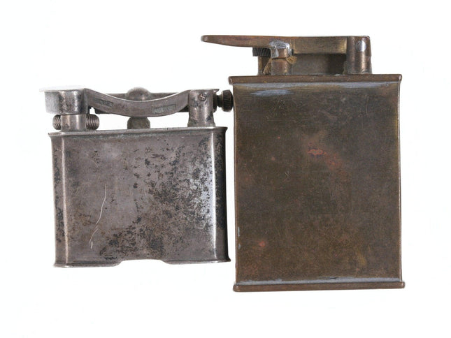 2 c1940 Brass/Sterling Lift arm lighters - Estate Fresh Austin