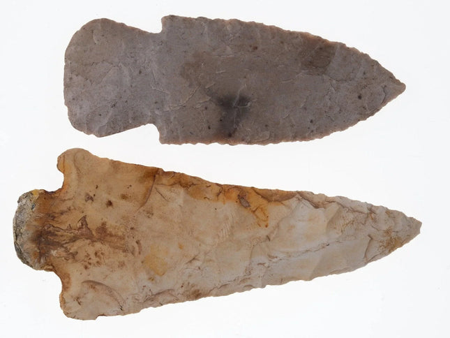 2 Large Native American Spear Points - Estate Fresh Austin