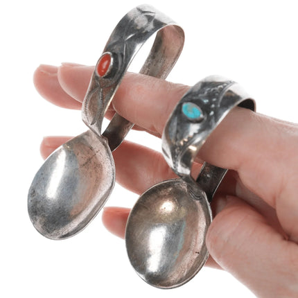 2 Vintage Navajo Baby Spoons - Estate Fresh Austin