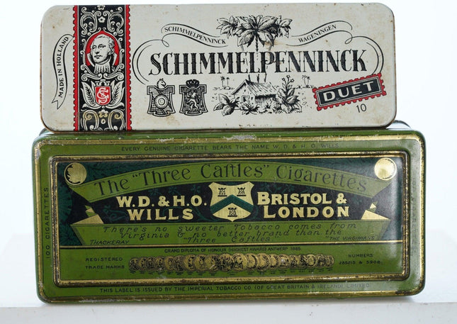 vintage cigarette tins 6 Tobacco VINTAGE ADVERTISING EMPTY OLD GOLD