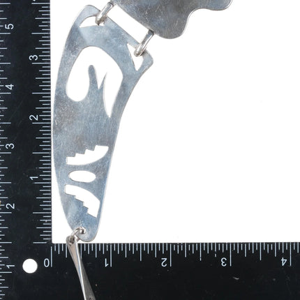 20" Amazing vintage Hallmarked Native American turquoise necklace Hopi? - Estate Fresh Austin