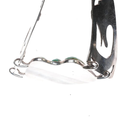 20" Amazing vintage Hallmarked Native American turquoise necklace Hopi? - Estate Fresh Austin