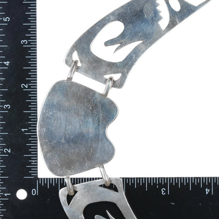 20" Amazing vintage Hallmarked Native American turquoise necklace Hopi? - Estate Fresh Austin