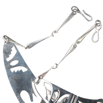 20" Amazing vintage Hallmarked Native American turquoise necklace Hopi? - Estate Fresh Austin