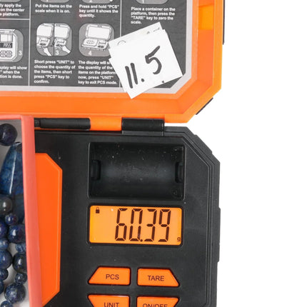 20" Southwestern sterling Lapis beaded necklace - Estate Fresh Austin