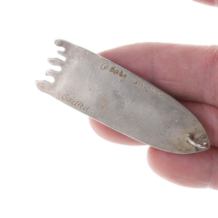 2003 Sterling Mixed Media Baby Jane Goodfell pendant - Estate Fresh Austin