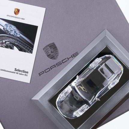 2005 Swarovski Porsche 911 40 yr anniversary 1:43 Crystal scale model - Estate Fresh Austin