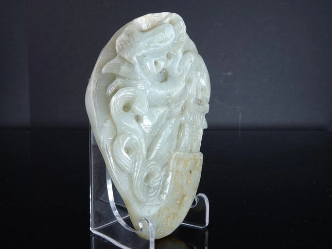 239 Gram Chinese Nephrite Jade Boulder carving - Estate Fresh Austin