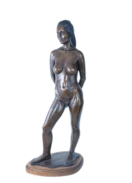 26" Bronze Woman Sculpture Maurice 1984 2/12 - Estate Fresh Austin