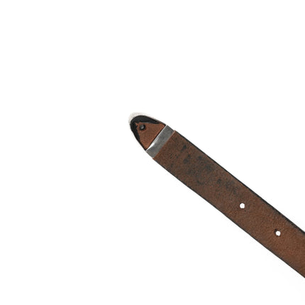 28-32" Vintage Sterling ranger style concho belt - Estate Fresh Austin