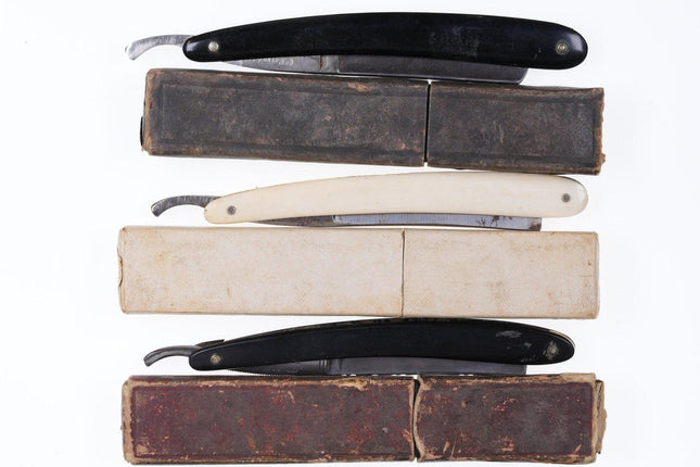3 Antique straight razors - Estate Fresh Austin