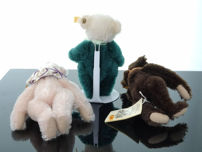 3 Miniature Steiff Teddy Bears - Estate Fresh Austin