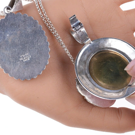 3 Southwestern Sterling Pendants/necklaces - Estate Fresh Austin