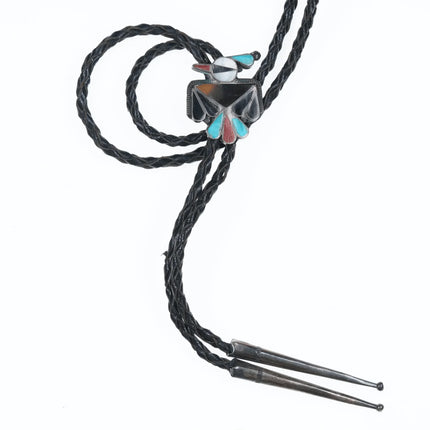 38" 40's-50's Zuni thunderbird bolo tie - Estate Fresh Austin