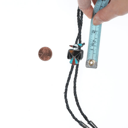38" 40's-50's Zuni thunderbird bolo tie - Estate Fresh Austin