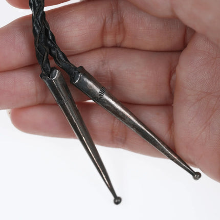 38" 40's-50's Zuni thunderbird bolo tie - Estate Fresh Austin