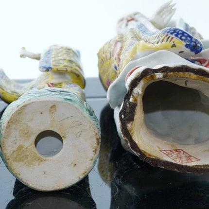 4 Antique Chinese Republic period famille rose figures - Estate Fresh Austin