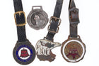 4 Antique Watch Fobs Big Rock Whiskey, Polar bear Flour WOW - Estate Fresh Austin