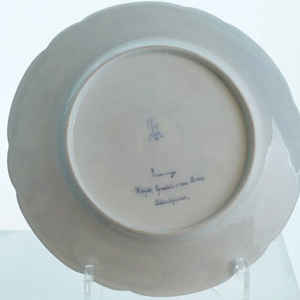 4 c1900 8.25" hand painted Dresden plates - Estate Fresh Austin