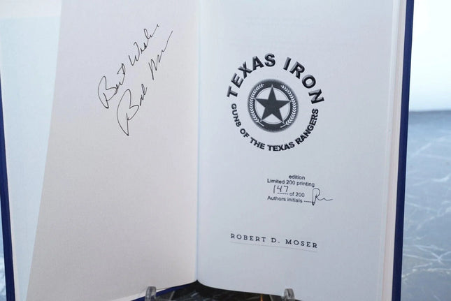 4 Signed Texas Rangers Books Dedicated to Family of Homer Garrison jr - Estate Fresh Austin