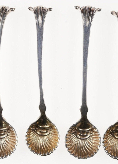 4 Tiffany Sterling Onslow Master Salt spoons - Estate Fresh Austin