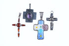 4 Vintage Sterling silver Cross pendants h - Estate Fresh Austin