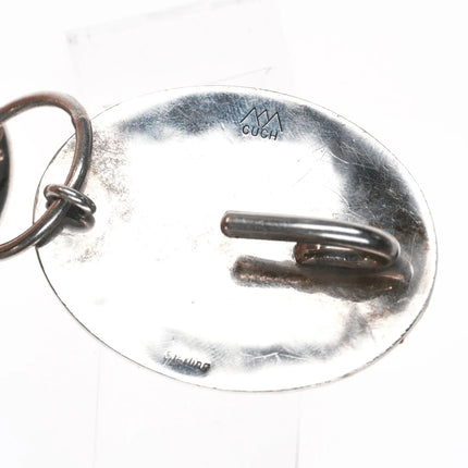 40.5" Casey Cuch sterling Hopi overlay concho belt - Estate Fresh Austin