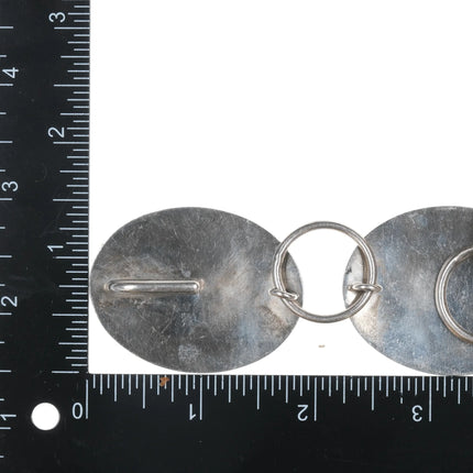 40.5" Casey Cuch sterling Hopi overlay concho belt - Estate Fresh Austin