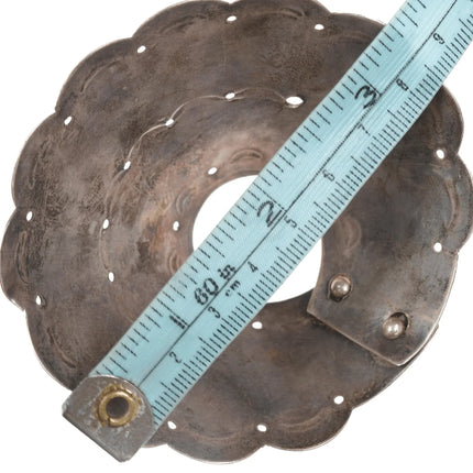 40's-50's Navajo Ponytail holder Silver and turquoise hair piece - Estate Fresh Austin