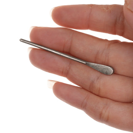 40's-50's Navajo Ponytail holder Silver hair piece with turquoise - Estate Fresh Austin