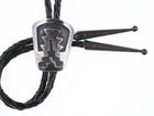 40's-50's Navajo Silver overlay style bolo tie - Estate Fresh Austin