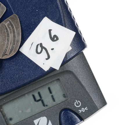 40's-50's Vintage Navajo silver thunderbird pin with turquoise - Estate Fresh Austin