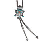 40's-50's Zuni Channel inlay Knifewing bolo tie - Estate Fresh Austin