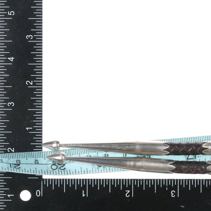 41" Vintage Vic Cedarstaff 10k/Sterling horse head Hand Engraved bolo tie - Estate Fresh Austin