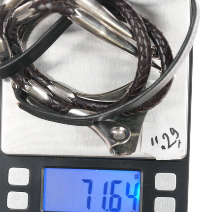 41" Vintage Vic Cedarstaff 10k/Sterling horse head Hand Engraved bolo tie - Estate Fresh Austin