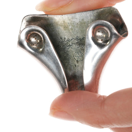 41" Vintage Vic Cedarstaff 10k/Sterling horse head Hand Engraved bolo tie - Estate Fresh Austin