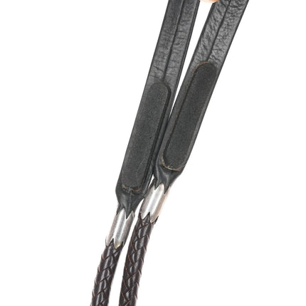 41" Vintage Vic Cedarstaff 10k/Sterling horse head Hand Engraved bolo tie - Estate Fresh Austin