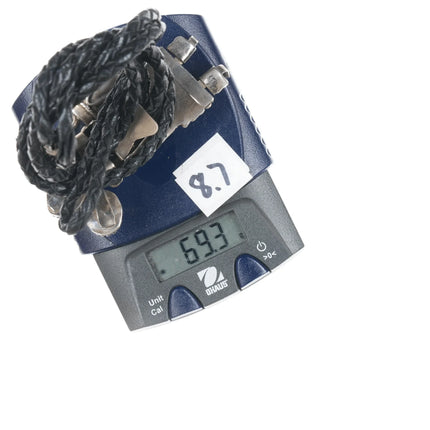 42" 1970's-80's T Native American Sterling and turquoise Kachina bolo tie - Estate Fresh Austin