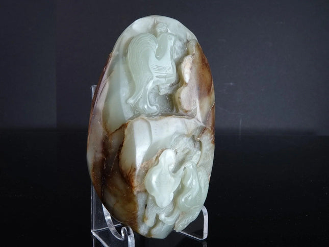 432 Gram Chinese Nephrite Jade Boulder carving - Estate Fresh Austin
