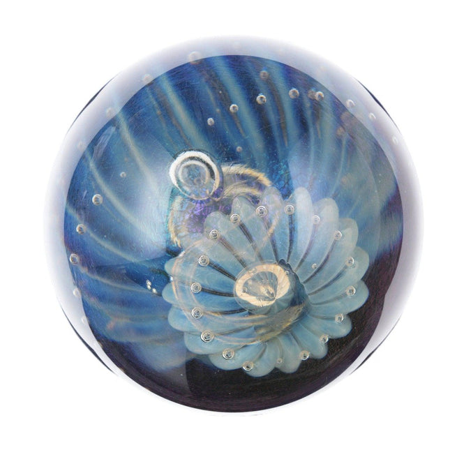 4.75" Large Eickholt Opalescent Iridescent Jellyfish Paperweight - Estate Fresh Austin