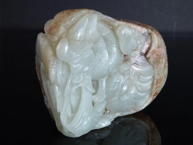 499.2 Gram Nephrite Jade Boulder Chinese carving - Estate Fresh Austin