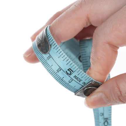 5 3/8" 30's-40's Fred Harvey Era Hand Stamped silver and turquoise cuff bracelet - Estate Fresh Austin