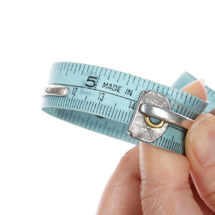 5 5/8" 50's-60's Zuni Multi-stone inlay sterling cuff bracelet - Estate Fresh Austin