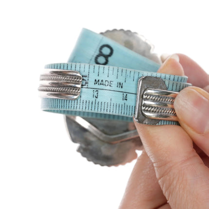 5 5/8" Bev Etsate Zuni Sterling in cuff bracelet - Estate Fresh Austin